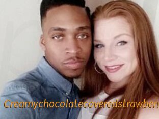 Creamychocolatecoveredstrawberry